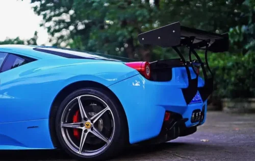 Blue Ferrari in Englewood, CO